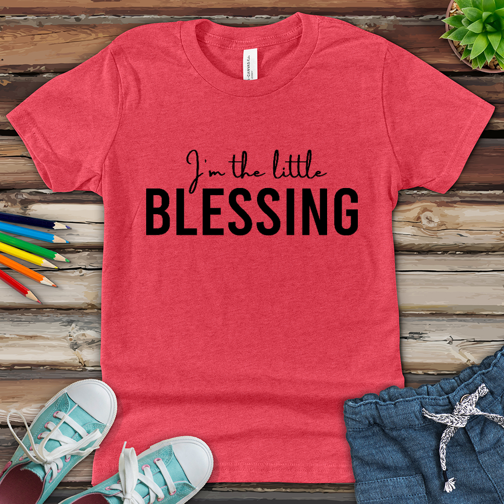 Little Blessing Youth Heathered Tee