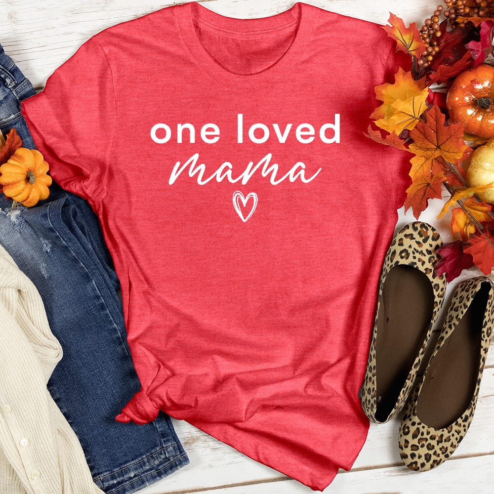 Loved Mommy and Me Heathered Tee