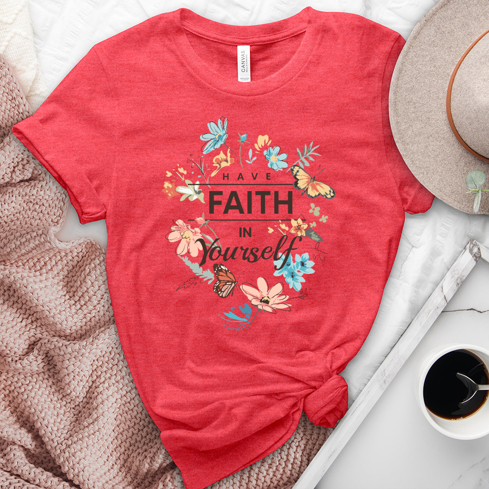 Have Faith Heathered Tee