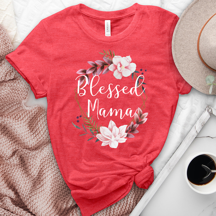 Blessed Mama Heathered Tee