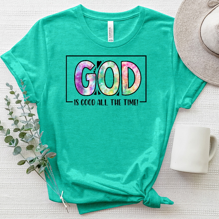 God Is Good All the Time Heathered Tee