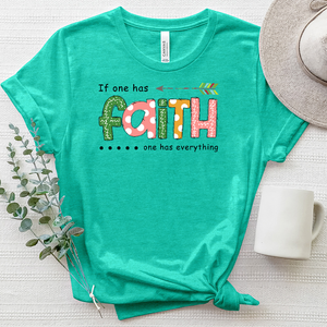 Faith Is Everything Heathered Tee