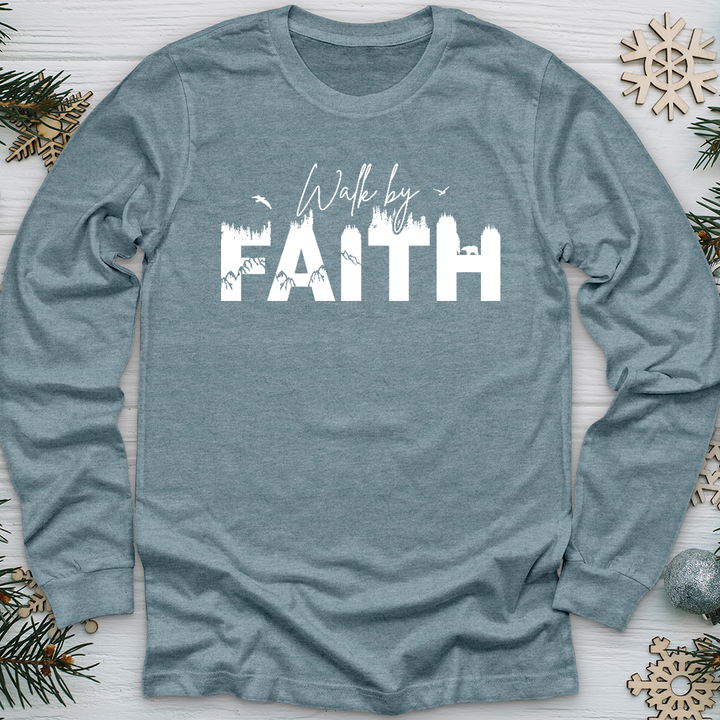 Walk by Faith Wilderness 02 Long Sleeve Tee