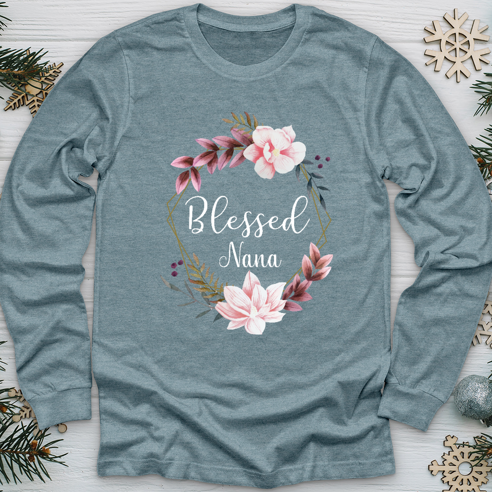 Blessed Nana Long Sleeve Tee