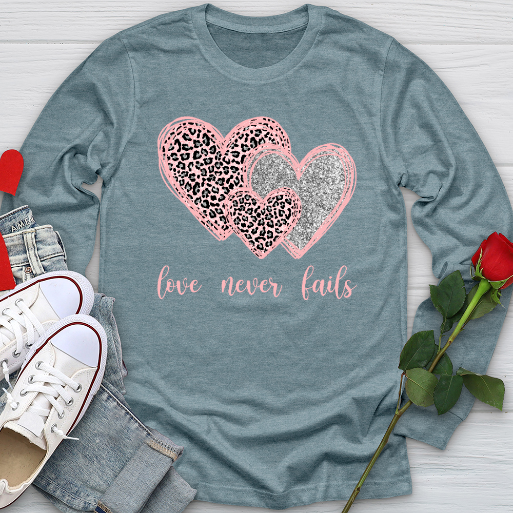 Love Never Fails Long Sleeve Tee