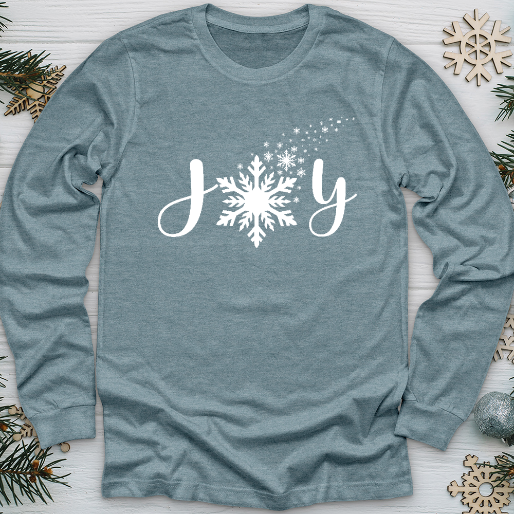 Joy Snowflake Long Sleeve Tee