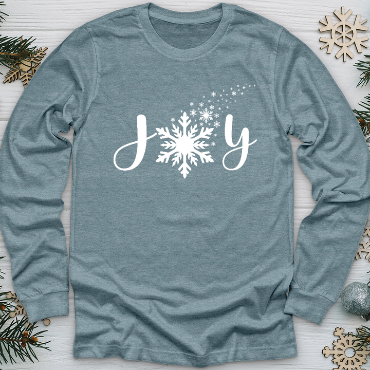 Joy Snowflake Long Sleeve Tee