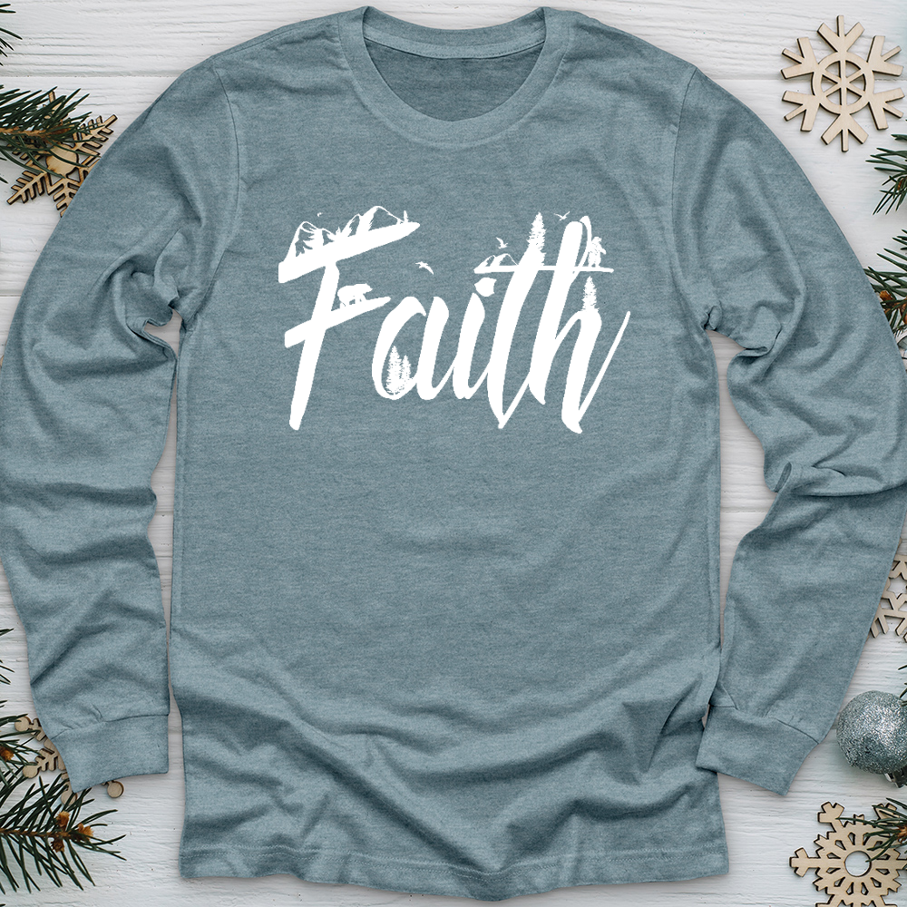 Faith Bear 02 Long Sleeve Tee