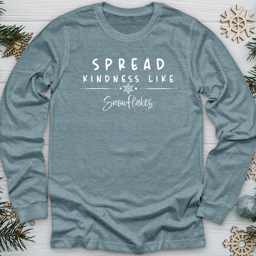 Snowflake Kindness Long Sleeve Tee