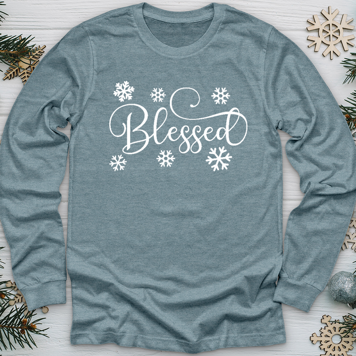 Blessed Snowflake Long Sleeve Tee