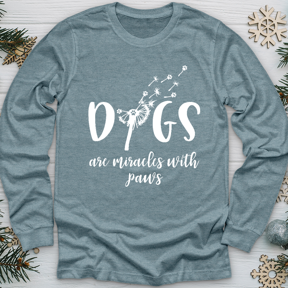 Dogs Are Miracles Long Sleeve Tee