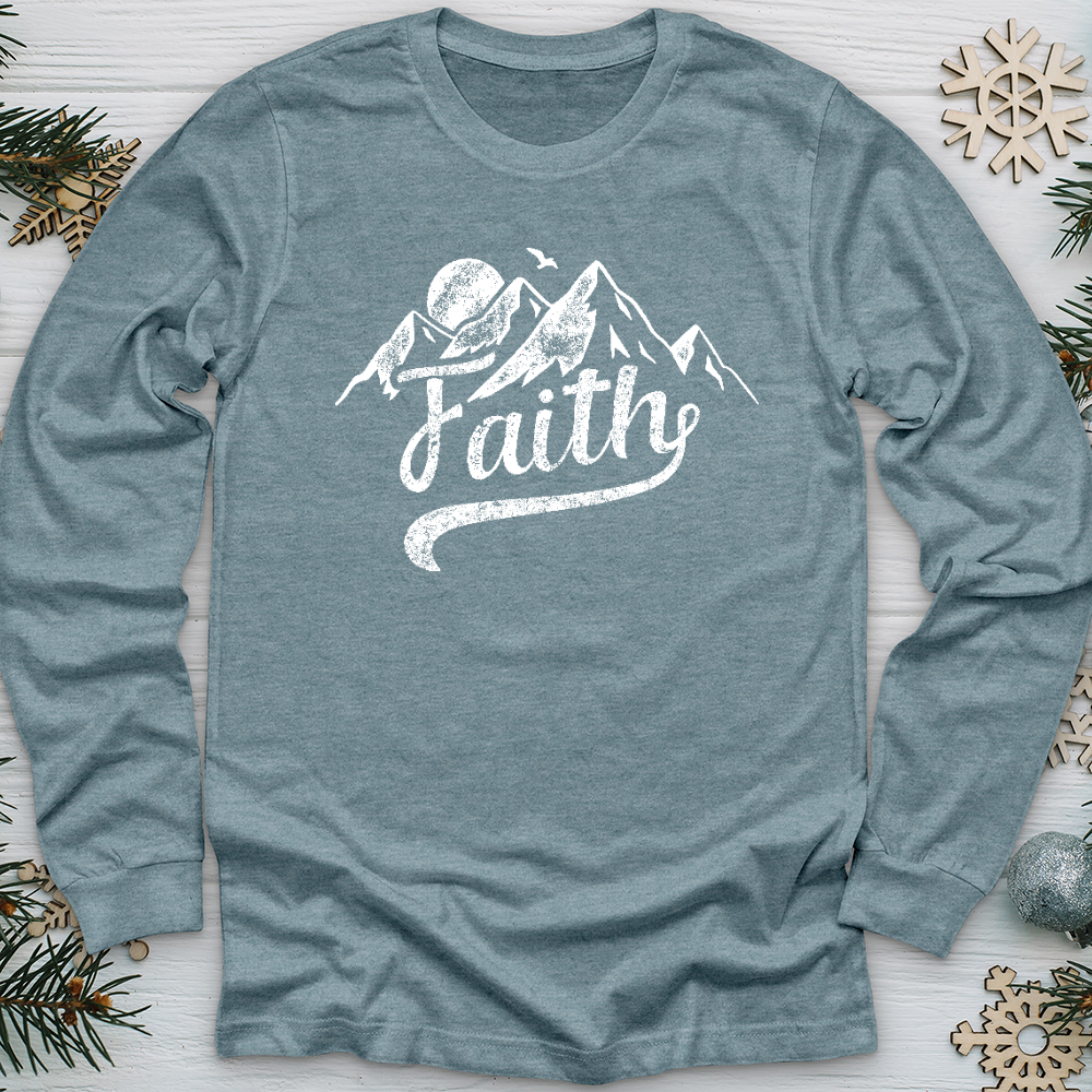 Faith Peaks Long Sleeve Tee