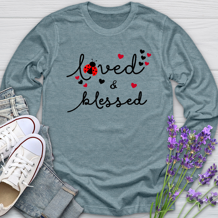 Loved & Blessed Ladybug Long Sleeve Tee