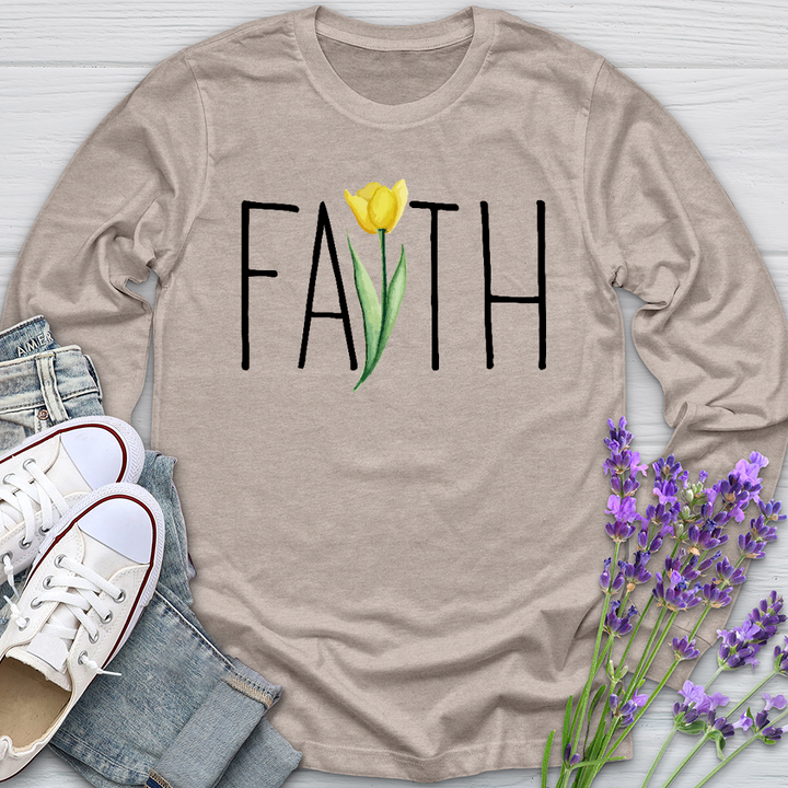 Faith Tulip Long Sleeve Tee