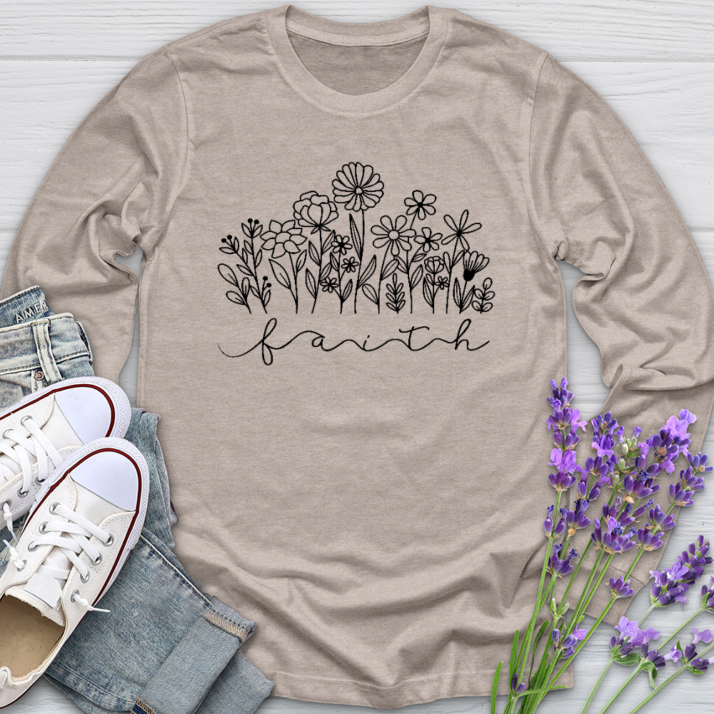 Faith Garden Long Sleeve Tee