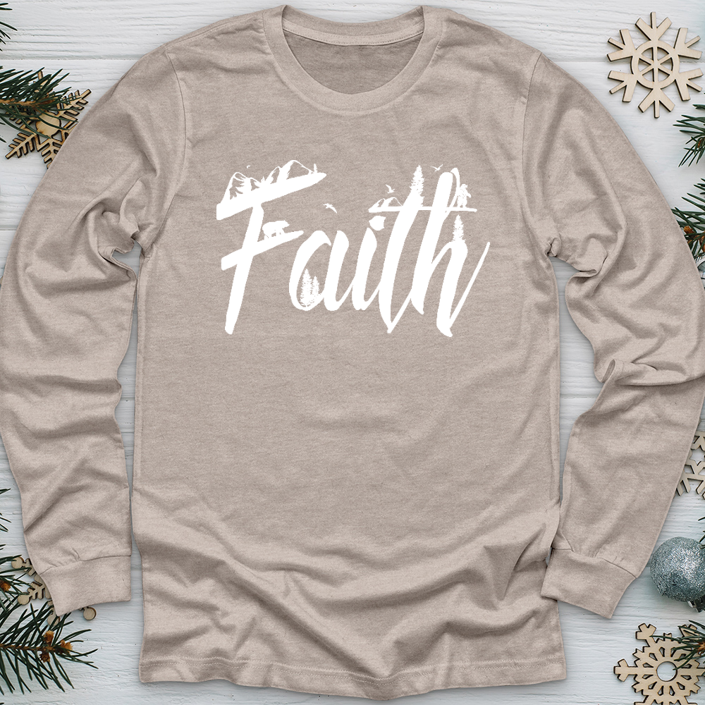 Faith Bear 02 Long Sleeve Tee