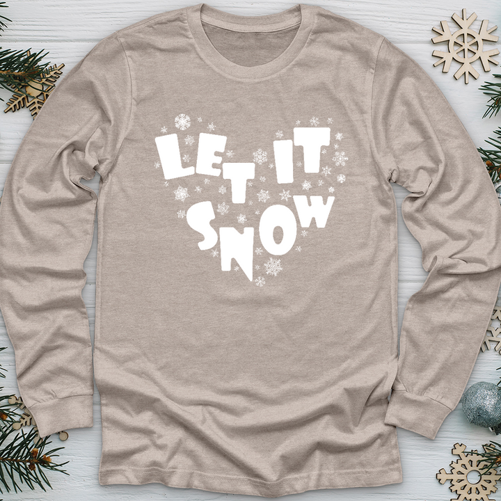 Let It Snow Long Sleeve Tee