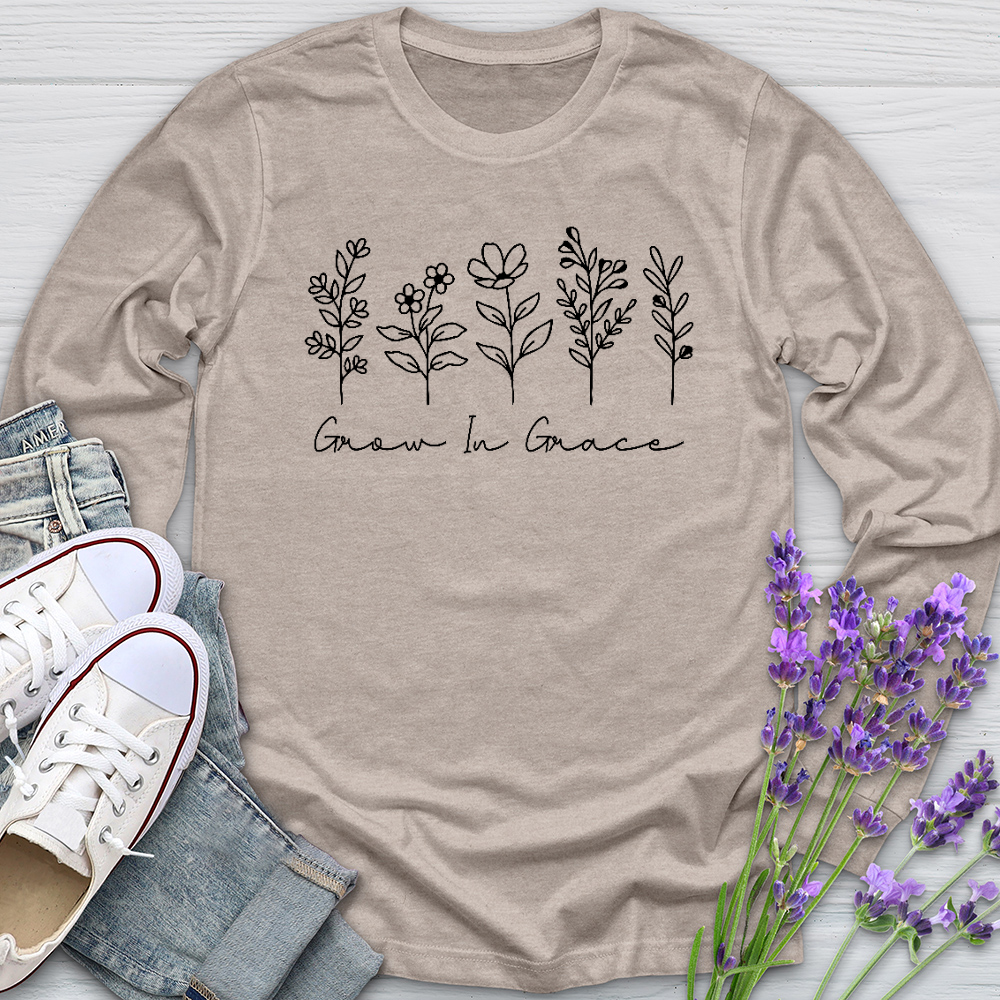 Grow In Grace Long Sleeve Tee