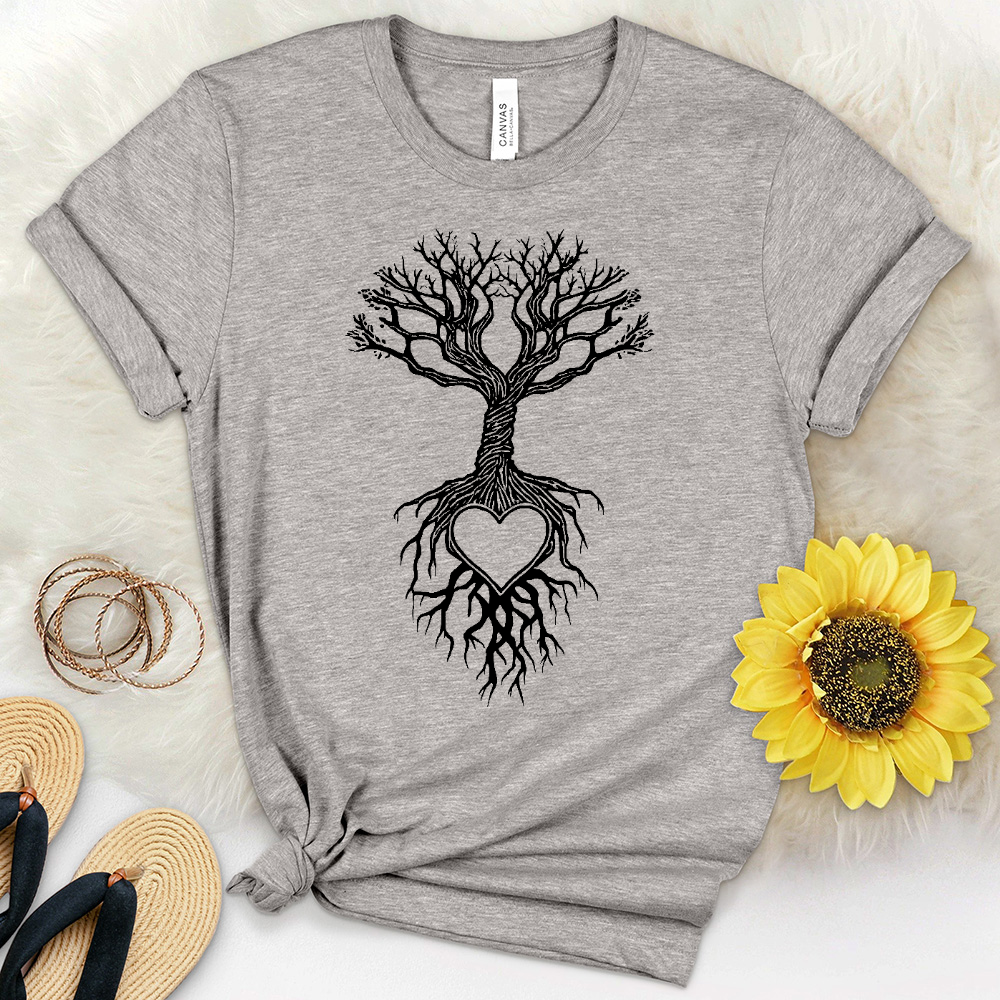 Tree of Love Heathered Tee