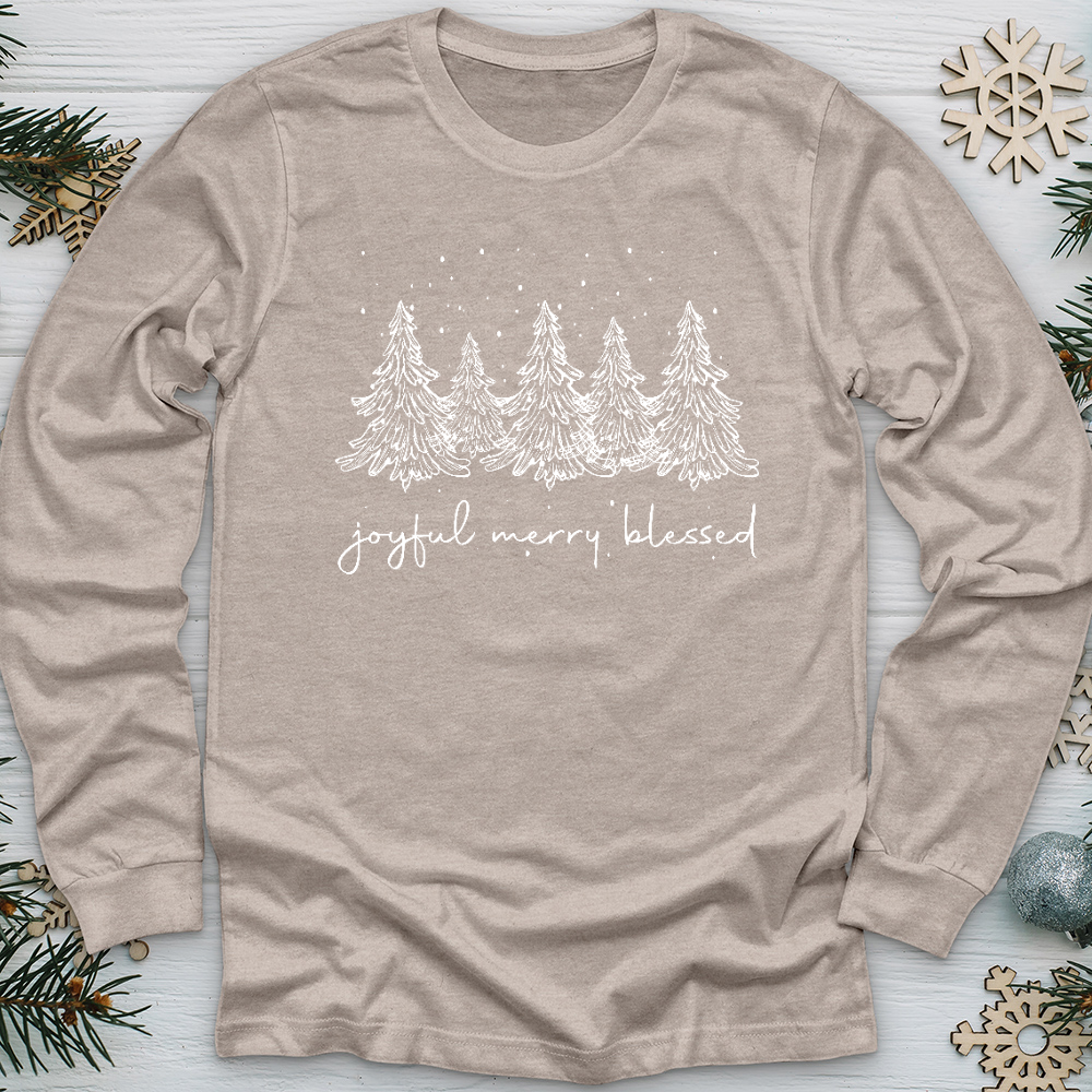 Winter Forest Snow Long Sleeve Tee