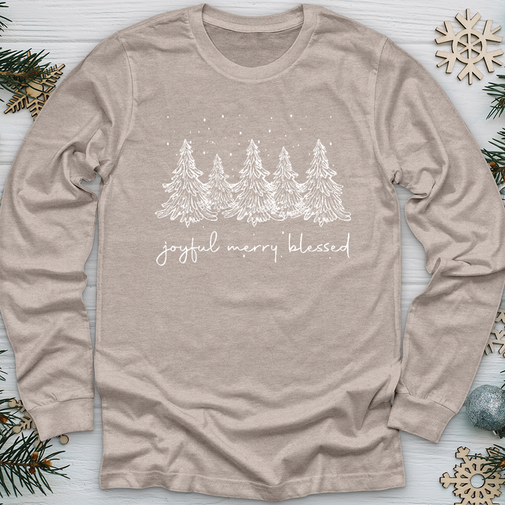 Winter Forest Snow Long Sleeve Tee