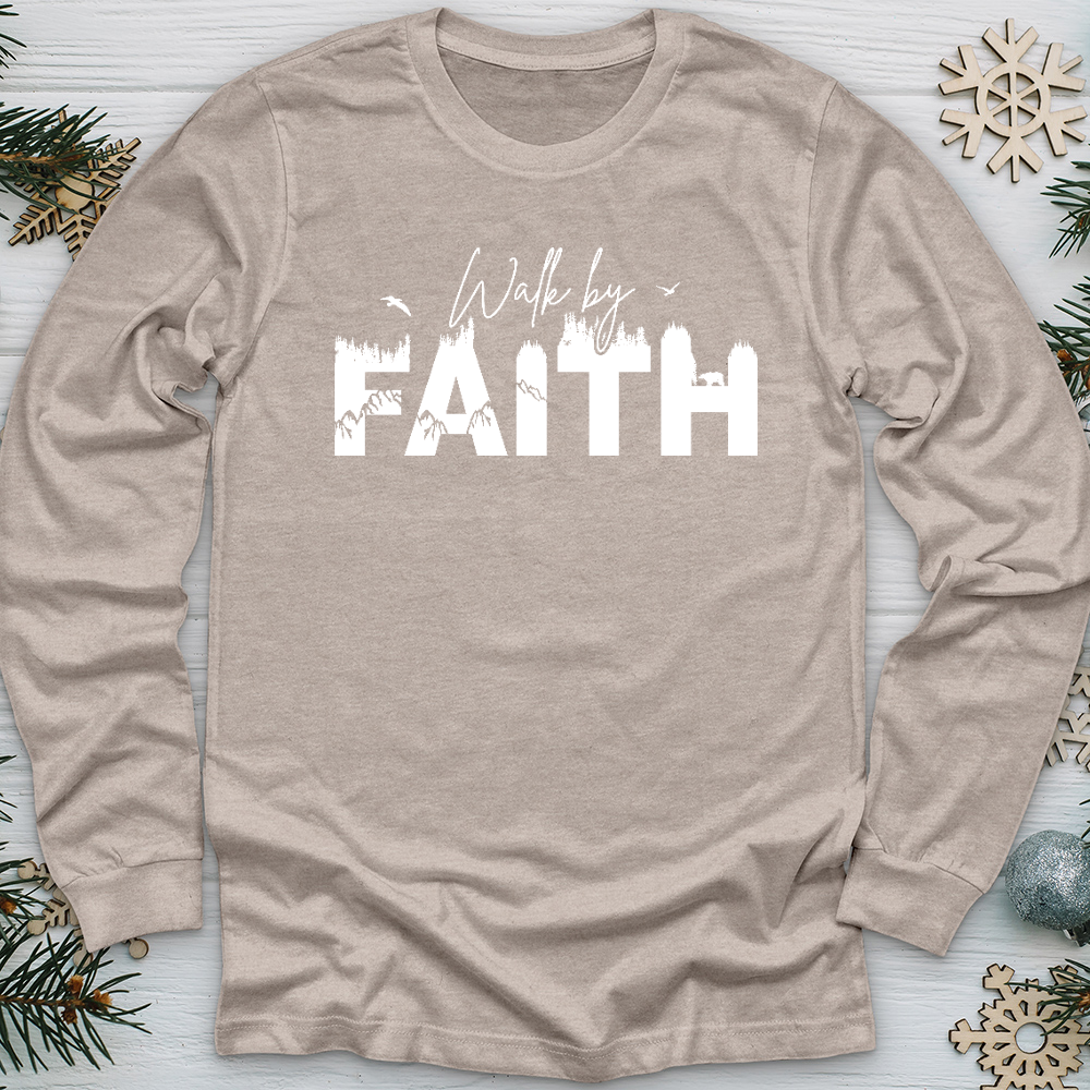 Walk by Faith Wilderness 02 Long Sleeve Tee