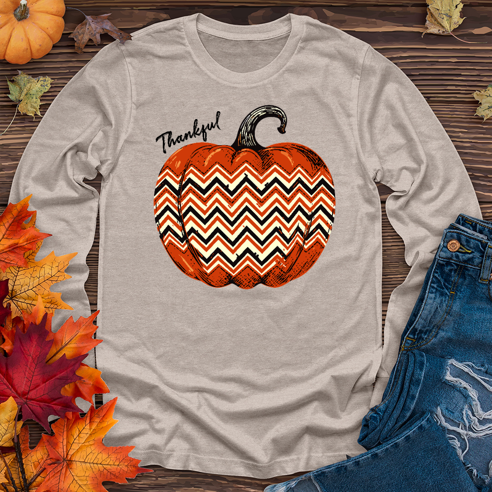 Thankful Pumpkin Love Long Sleeve Tee