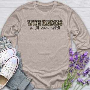 With Kindness Leopard Long Sleeve Tee