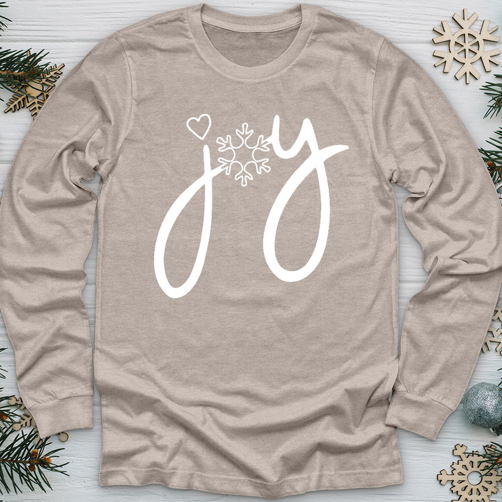 Joy Snowflake 01 Long Sleeve Tee