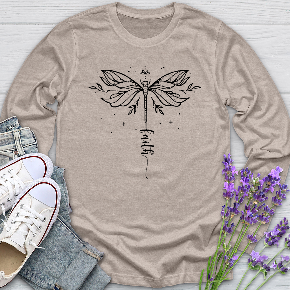 Simple Faith Dragonfly Long Sleeve Tee