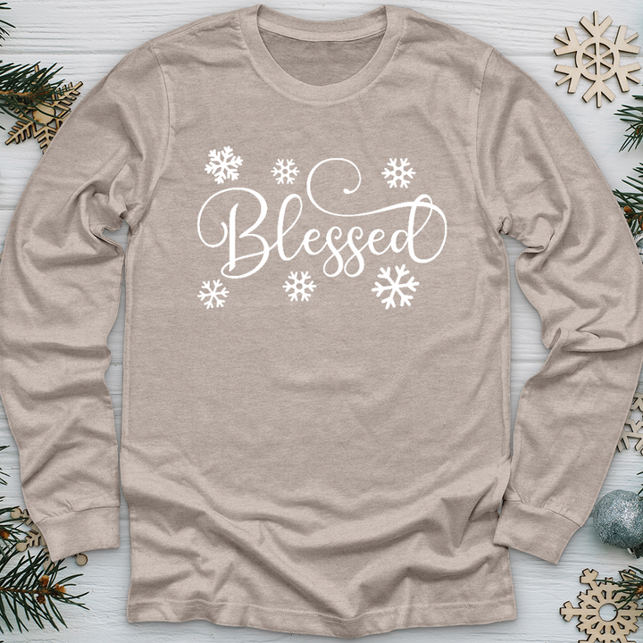 Blessed Snowflake Long Sleeve Tee