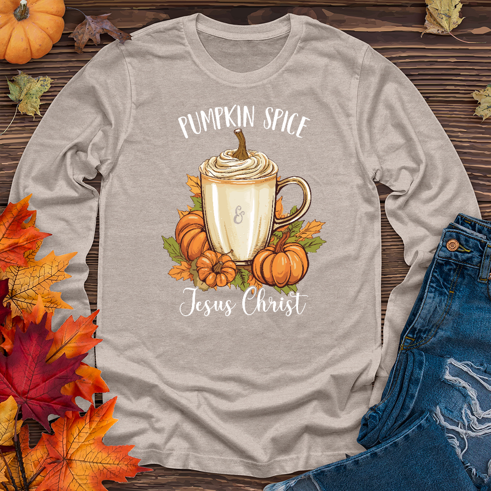 Autumn Latte Pumpkin Long Sleeve Tee