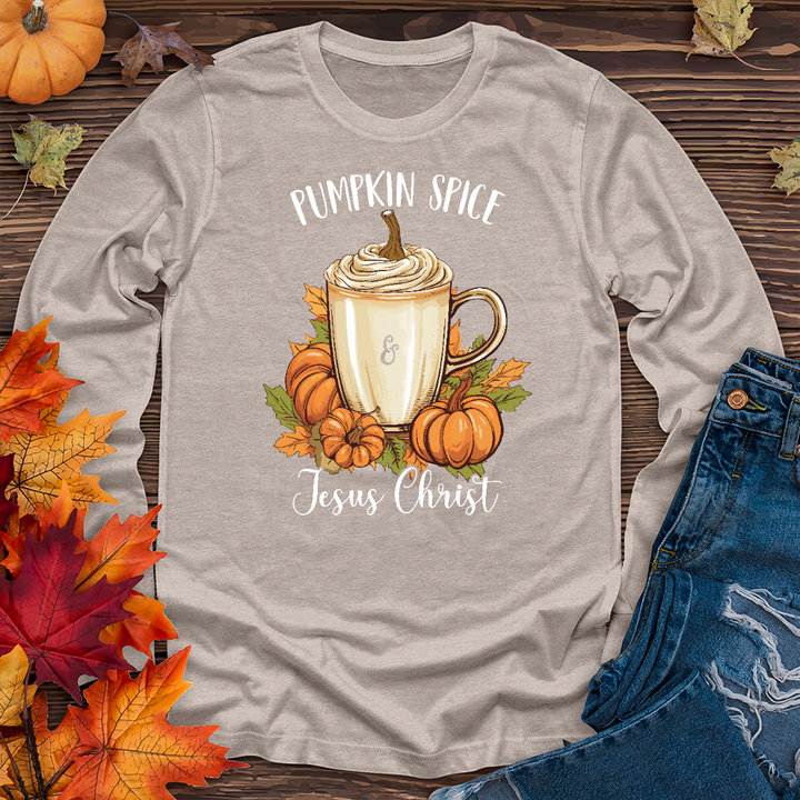 Autumn Latte Pumpkin Long Sleeve Tee