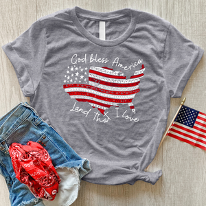 God Bless America USA Tee