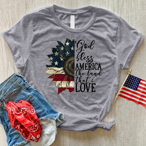 Land That I love Sunflower Heathered Tee