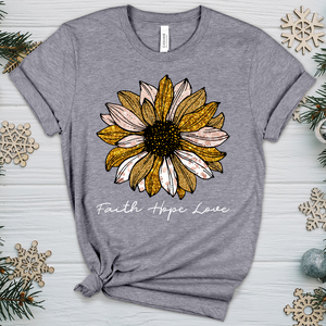 Faith Hope Love Sunflower V3