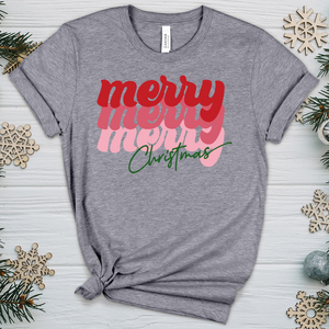 Merry Merry Merry Heathered Tee