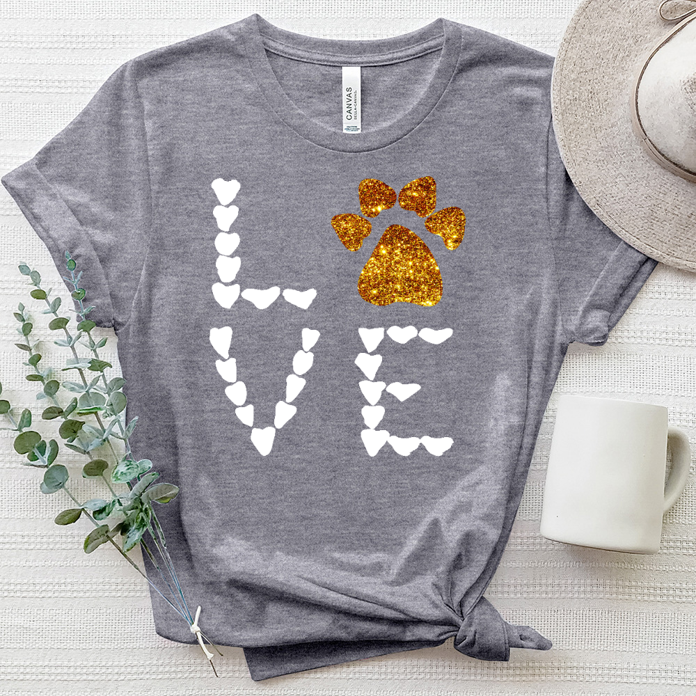 Love Hearts Heathered Tee
