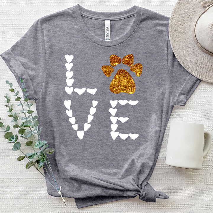 Love Hearts Heathered Tee
