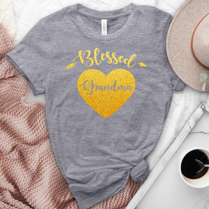 Blessed Grandma Heathered Tee