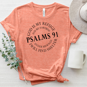 Psalm 91 Heathered Tee