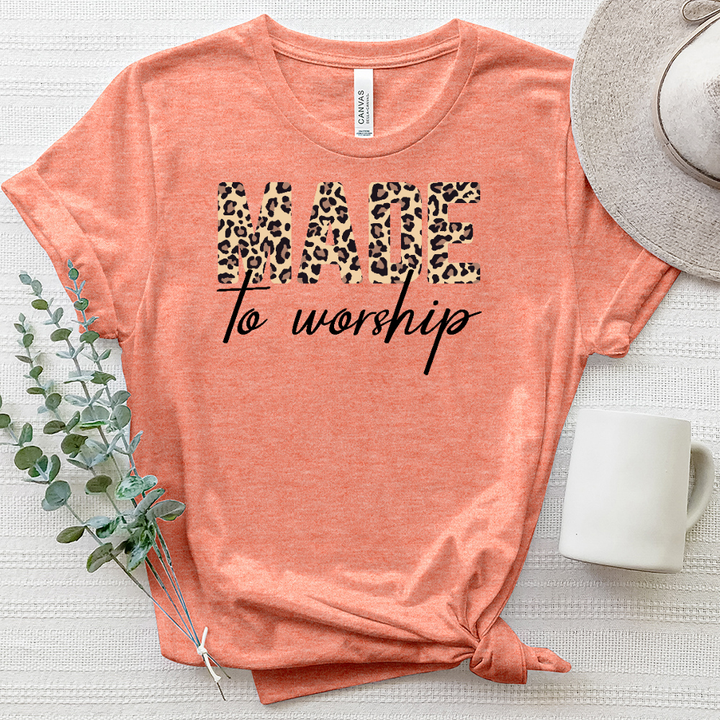 Made To Worship Heathered Tee