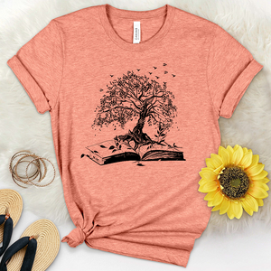 Tree Of Knowledge Heathered Tee