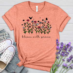 Bloom With Grace Heathered Tee
