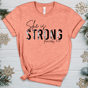 She is Strong 06 Heathered Tee