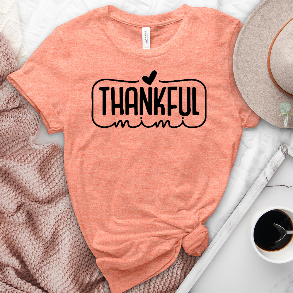 Thankful Mimi Heathered Tee