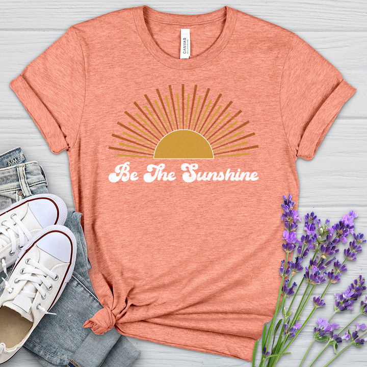 Be The Sunshine Sun Heathered Tee