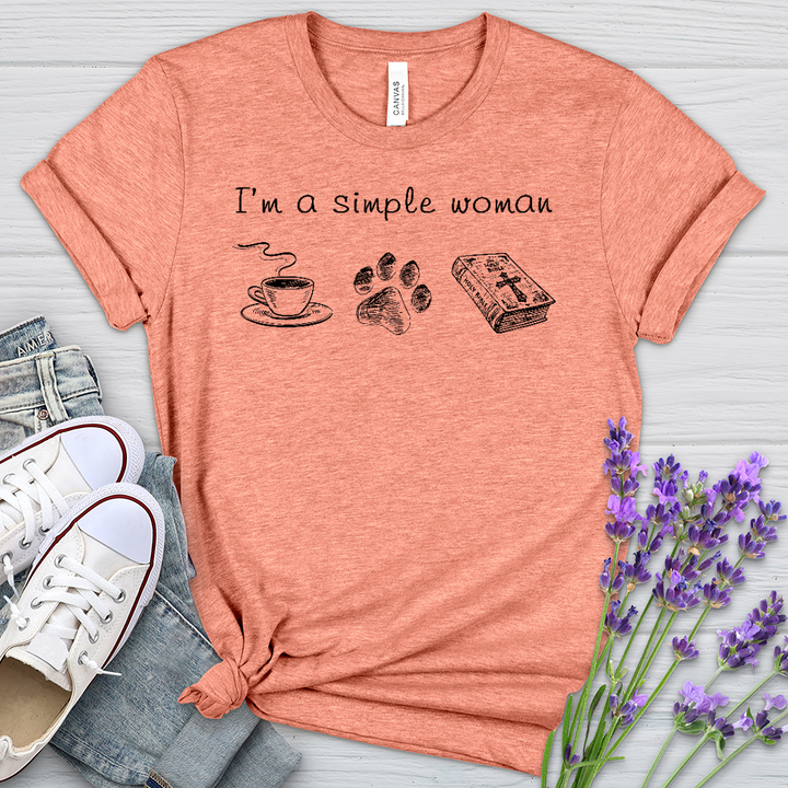 Simple Woman Heathered Tee