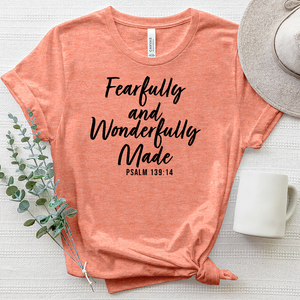 Fearfully and Wonderfully Made Heathered Tee