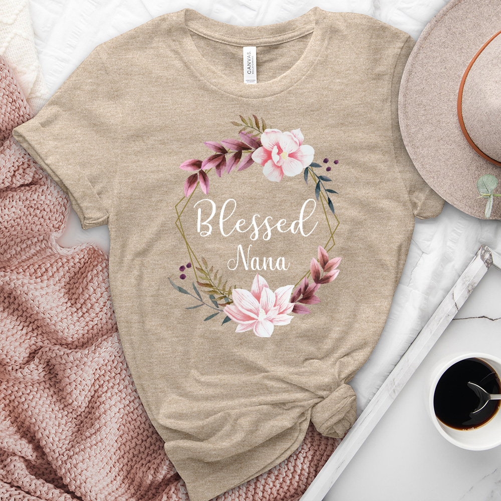 Blessed Nana Heathered Tee